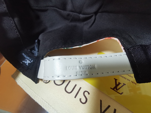 ブランド帽子角部分ディテール